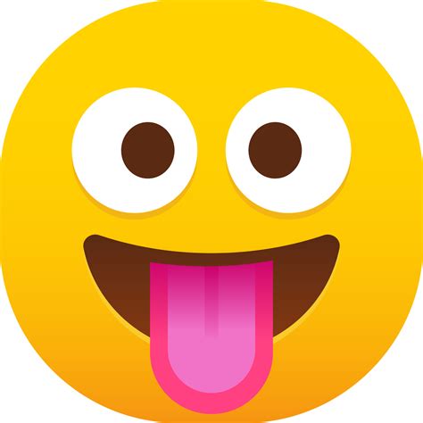 Face With Tongue Emoji 21968083 Png