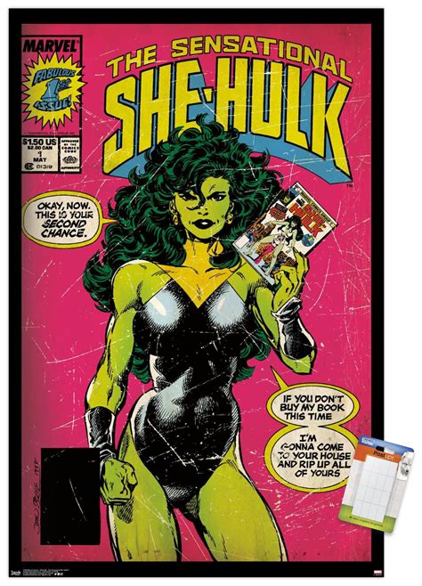 Marvel Comics She Hulk The Sensational She Hulk 1 Wall Poster 14725 X 22375