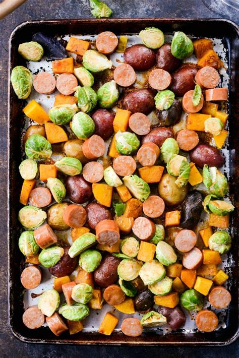 Smoked Sausage And Vegetable Sheet Pan Dinner Simply Scratch