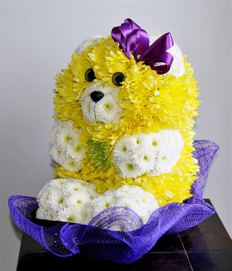 All you have to do is select how you want to present fresh flowers online to your beloveds, making their day and the occasion even more special. Flowers Teddy Bear Bouquet Fresh Floral Plush Toys Unique ...