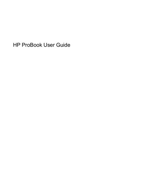 Download Free Pdf For Hp Probook 4730s Laptop Manual