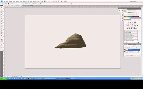 We'll be transforming the image on the left and giving it a rusty texture. How to draw a rock using textures in photoshop-concept art ...