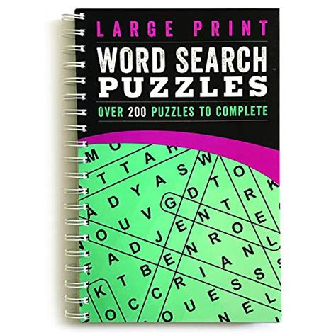 Read Large Print Word Search Puzzles Over 200 Puzzles To Complete