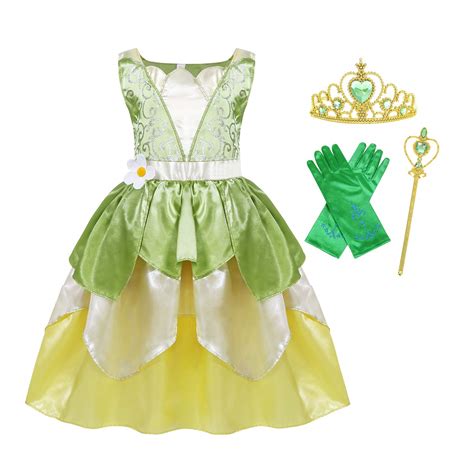 Buy Adoradouble Princess Tiana Costume For Girls Princess Halloween