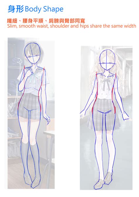Anime Girl Waists And Shoulder Proportions Drawing Anime Bodies