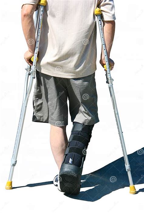 Crutch Stock Photo Image Of Motion Physical Human 33797898