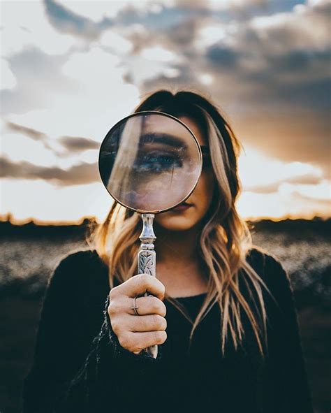 Through The Magnifying Glass Glass Photography Distortion