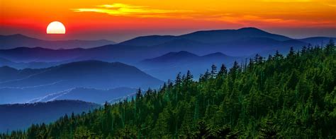 Smoky Mountain Sunset Beyond Storage