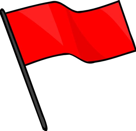 Red Flag Clip Art At Vector Clip Art Online Royalty Free