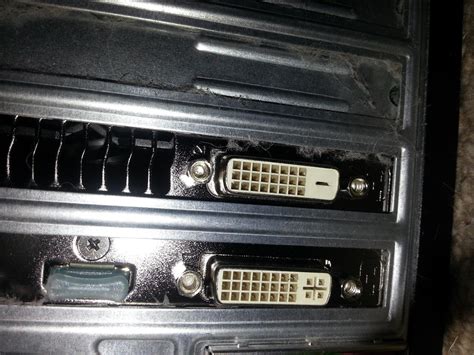 Multiple Monitors One Dvi Cable Isnt Working With New
