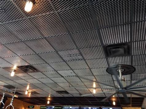 When one needs a robust ceiling this is the perfect choice. Expanded Metal Ceiling in Airport Restaurant, Hotel, KTV ...
