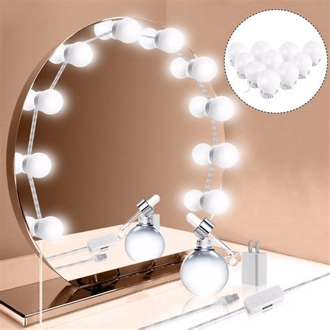 A wide variety of vanity mirror light bulbs options are available to you, such as working time (hours), design style, and warranty(year). Hollywood Style Makeup Mirror LED Vanity Lights Kit with ...