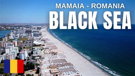 Mamaia Beach At The Black Sea In Constanta Romania Youtube
