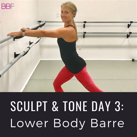Sculpt Tone Challenge Day Brittany Bendall Fitness Barre