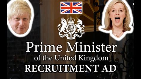 UK Prime Minister Recruitment Ad Larry Paul YouTube