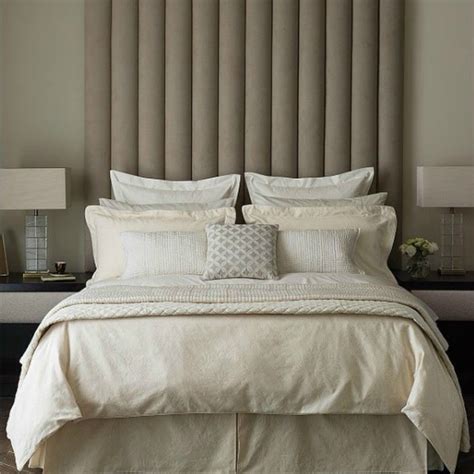Vertical Design Fabric Upholstered Headboard Wall Panels Chic Concept