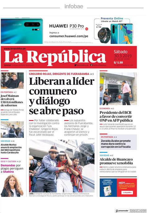 la república perú 30 de marzo de 2019 infobae