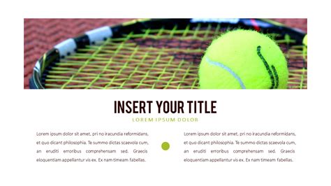 Tennis Best Powerpoint Templates