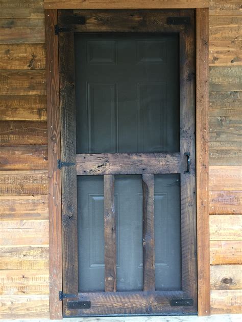 1880s Rustic Homestead Wooden Screen Door Free Shipping Etsy