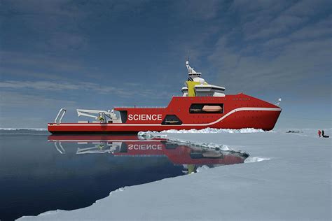 Polar Research Vessel Rss David Attenborough Fires Up Its Engines
