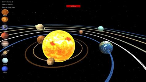 3d Solar System In Unity Demo Video Youtube