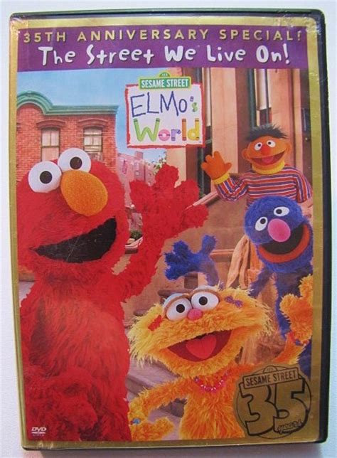 Sesame Street Elmo 039 S World The Street We Live On Dvd Video Ebay