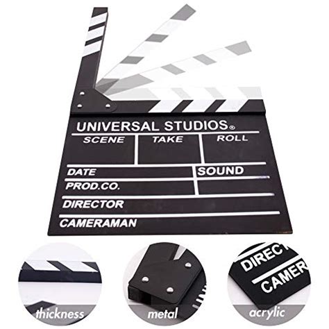 Movie Film Clap Board 12x11 Hollywood Clapper Board Wooden Film