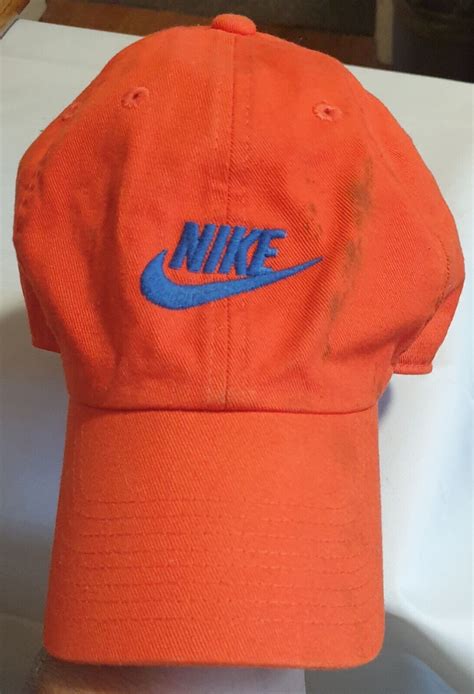 Nike S1ze Heritage 86 Orange And Blue Cap Used Sorry For The Badly Taken