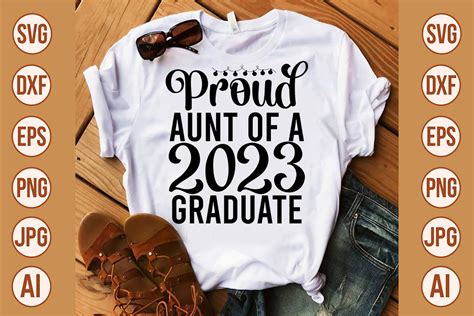 Proud Aunt Of A 2023 Graduate Svg Graphic By Trendy Svg Gallery