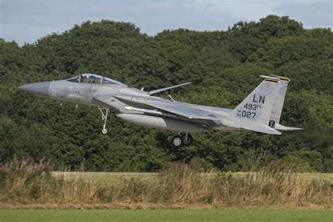 Usaf Mcdonnell Douglas F15c Eagle 84 0027 Landing At Raf L Flickr