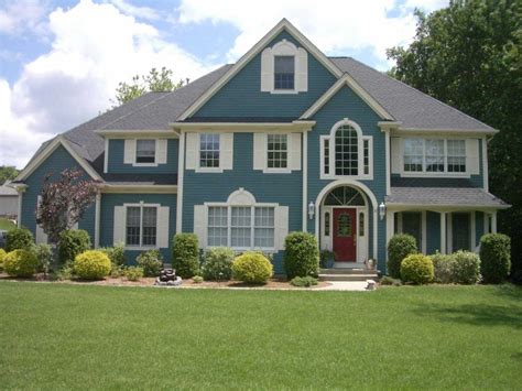 Blue Grey Exterior House Colors Behr Paint Exterior Colors