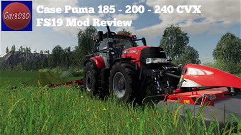Case Puma 185 200 240 Cvx Farming Simulator 19 Mod Review Youtube