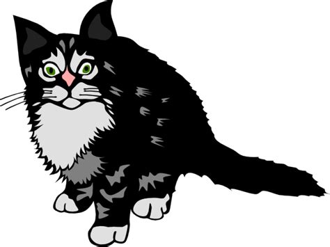 Totetude Fluffy Cat Clip Art At Vector Clip Art Online
