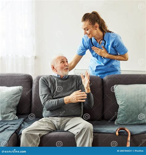 Nurse Doctor Senior Care Caregiver Help Assistence Retirement Home Nursing Elderly Happy