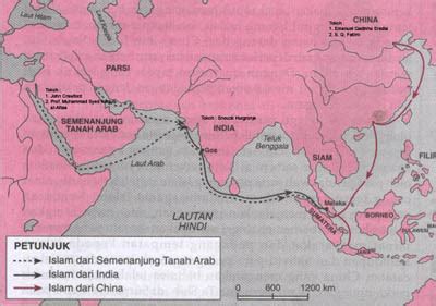 Melabel peta semenanjung malaysia etiketli çizim. CIKGU HJ. YASMIN: TEORI KEDATANGAN ISLAM : SEMENANJUNG ...