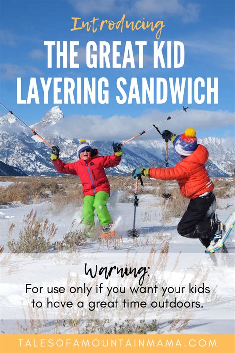 Layering Up Kids For Cold Weather Winter Outdoor Activities Cold