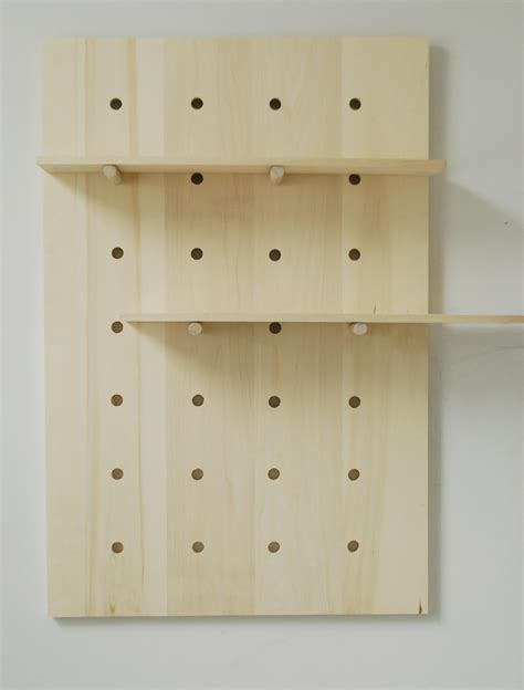 Diy Project Idea How To Make A Modern Pegboard Shelving System