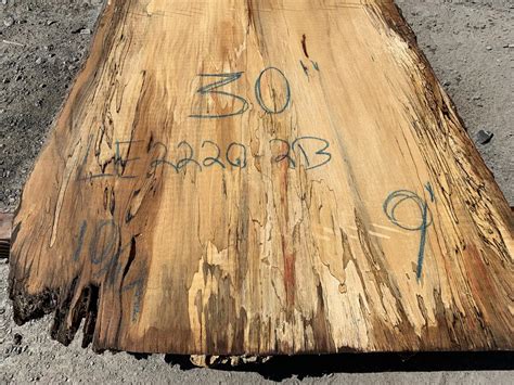 Live Edge Spalted Sycamore Le2220 2b 104 9 Irion Lumber Company