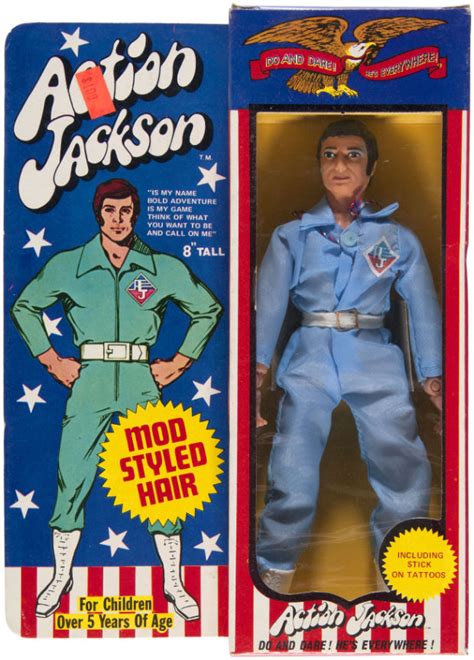 Hakes Mego Action Jackson Boxed Action Figure And Outfit Lot