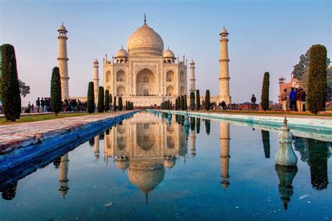 Taj Mahal In Agra City Uttar Pradesh State India Editorial Photo