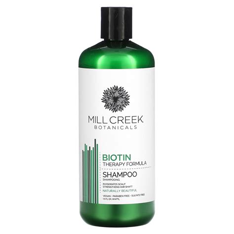 Mill Creek Biotin Shampoo Therapy Formula 16 Fl Oz 473 Ml Cruelty Free