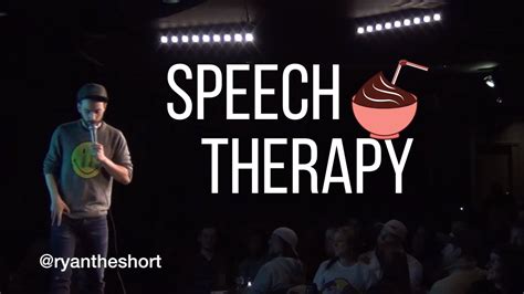 The comedian does not stop there; Stand Up Comedy - Speech Therapy - YouTube