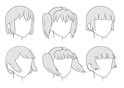 How To Draw Anime Hair In A Ponytail Before Drawing Anime Manga