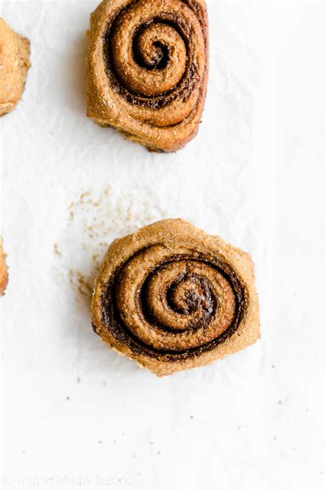 Healthy Gingerbread Cinnamon Rolls Amys Healthy Baking