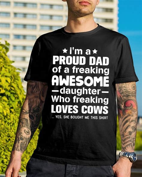 Im A Proud Dad Of A Freaking Awesome Daughter Shirt Jean Shirts Mom Shirts Shirts For Girls