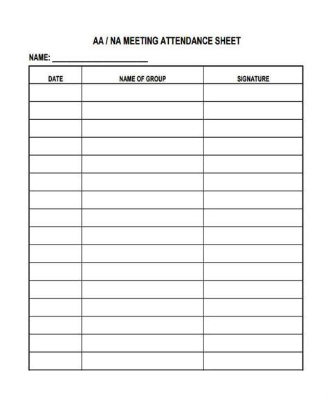Free 14 Attendance Sheet Templates In Pdf