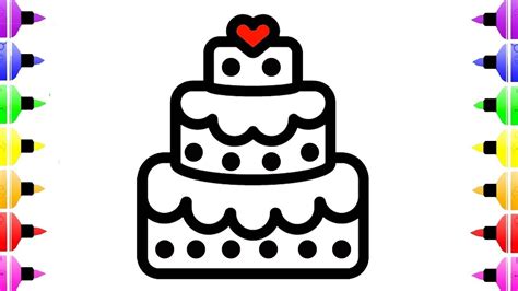 Birthday cake drawing filedraw this birthday cakesvg wikimedia commons. Birthday Cake Drawing Images | Free download on ClipArtMag