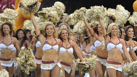 Redskins Cheerleaders Say Team Forced Them To Parade Around Topless
