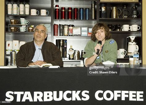 Author David Sheff And Son Nic Sheff Appear In A New York City News