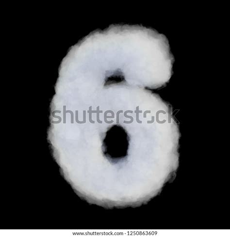 Puffy Cloud Font Set Letters Numbers Stock Photo 1250863609 Shutterstock